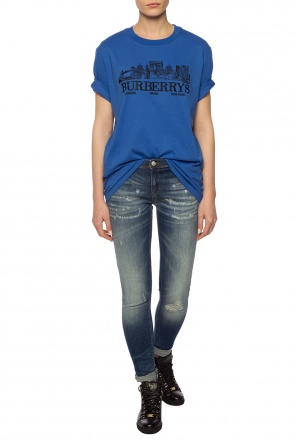 Logo-embroidered t-shirt, zdjęcie 2 Logo-embroidered t-shirt od Burberry